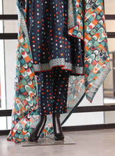 Bin Saeed Digital Printed Lawn Suits Stitched 3 Piece - BS25DPL RF05